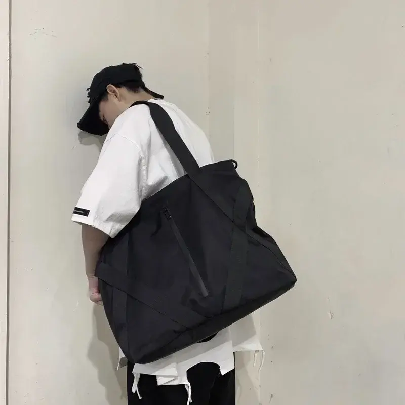 High Quality Large Capacity Shopping Bags for Women Tote Bags Nylon Female Shoulder Bag Retro Mens Handbags Travel Shoulder Bag