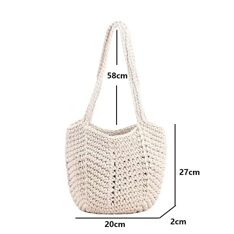 This Year's Popular Super Popular Niche Design Woven Bag 2025 New Women's Bag Popular Single Shoulder Bag Tote Bucket Bags