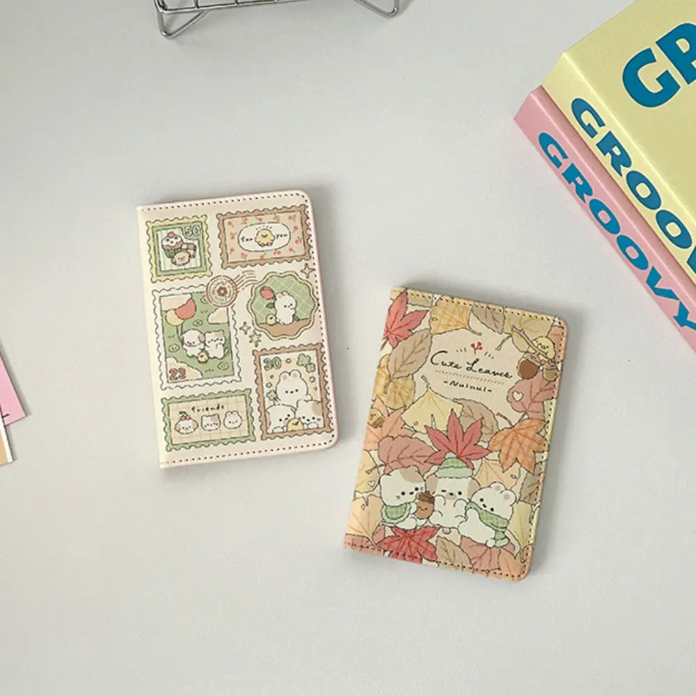 2025 New PU Leather Passport Cover Cartoon Rabbit Passport Holder Waterproof Light-weight Travel Passport Cover Fashion Hot Gift