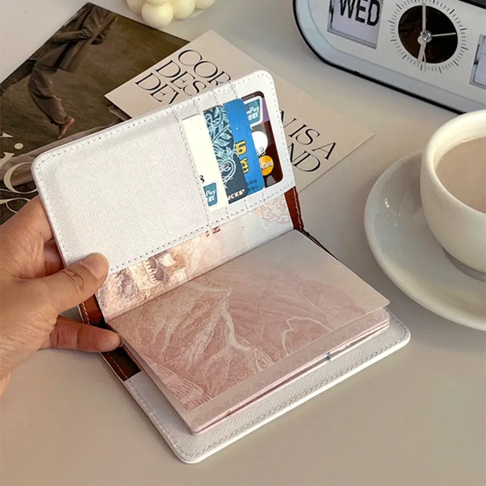 2025 New PU Leather Passport Cover Cartoon Rabbit Passport Holder Waterproof Light-weight Travel Passport Cover Fashion Hot Gift