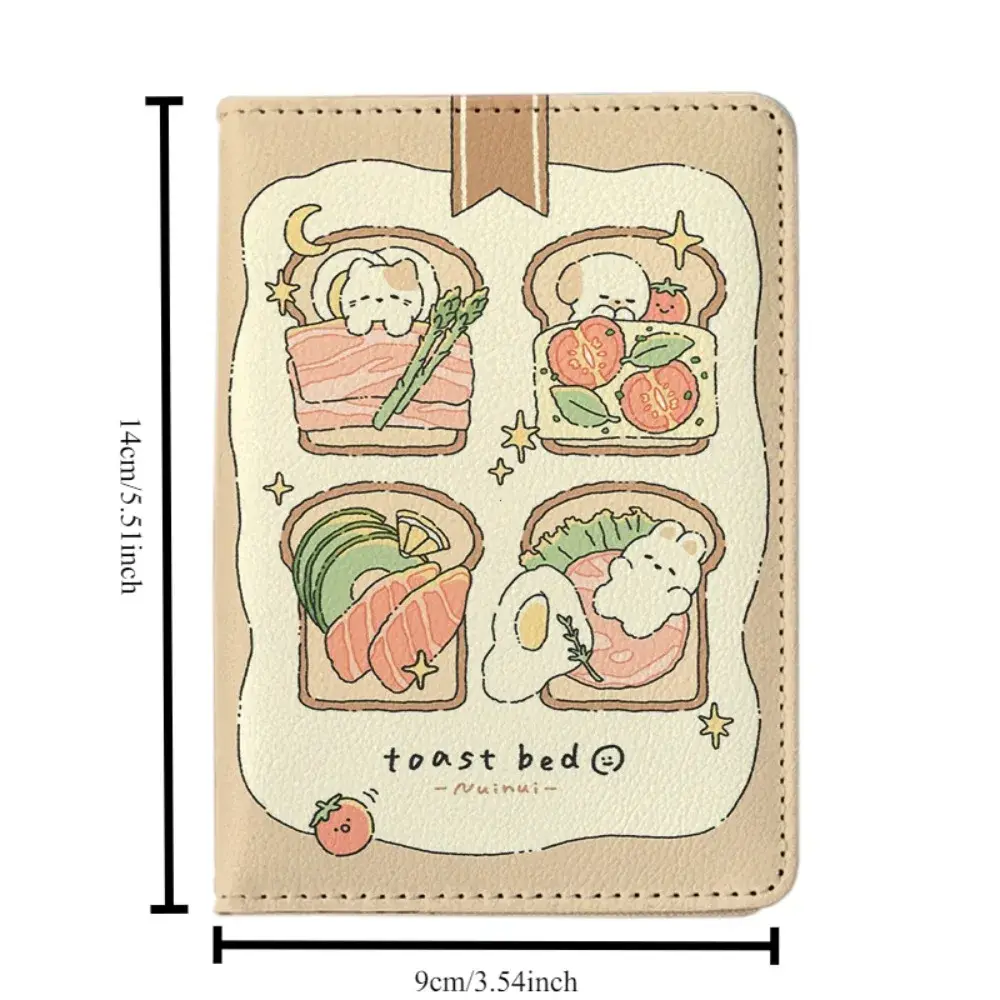 2025 New PU Leather Passport Cover Cartoon Rabbit Passport Holder Waterproof Light-weight Travel Passport Cover Fashion Hot Gift
