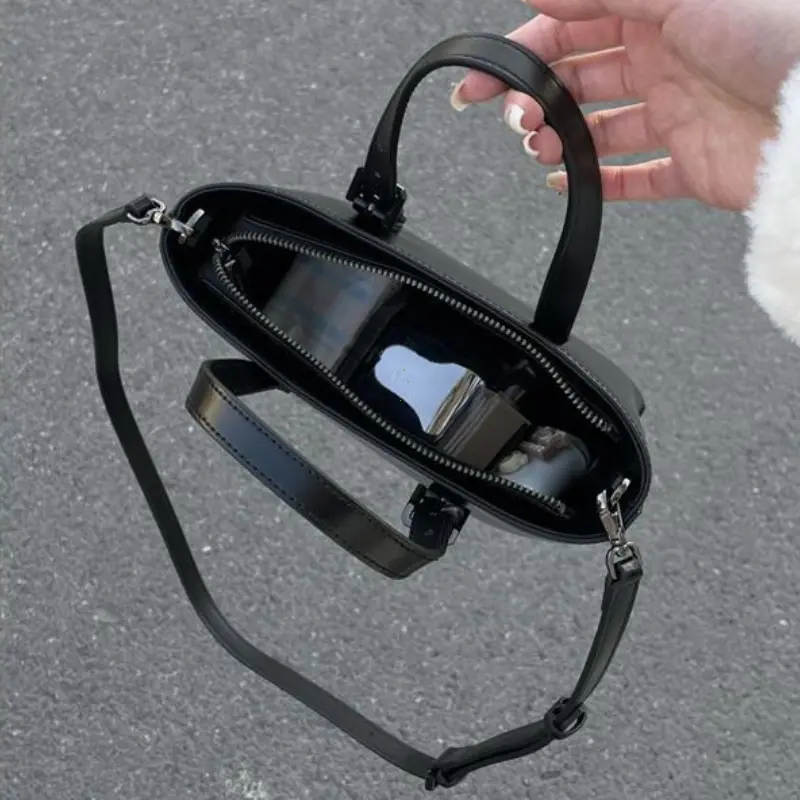 Fashion Tote Bags Women's Bags New PU Leather Niche Leisure Versatile High Capacity Trend Solid Color Handheld Bags Shoulder Bag