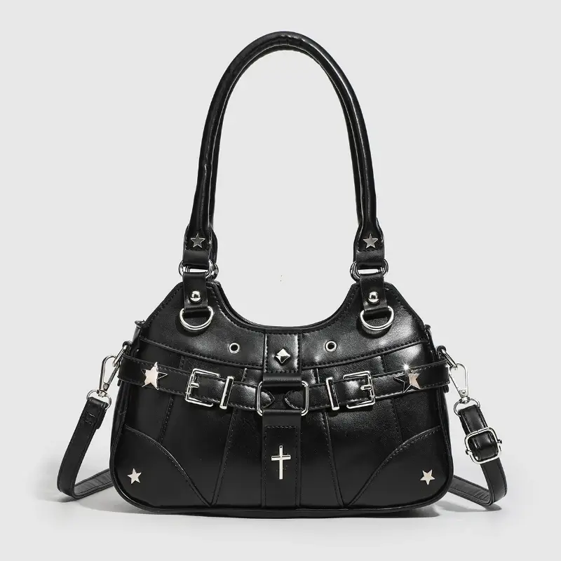Y2k Harajuku Womens Shoulder Bag Fashion Korean Transparent Ita Bag Japanese Designer Crossbody Bag 2025 Female Handbag Purse