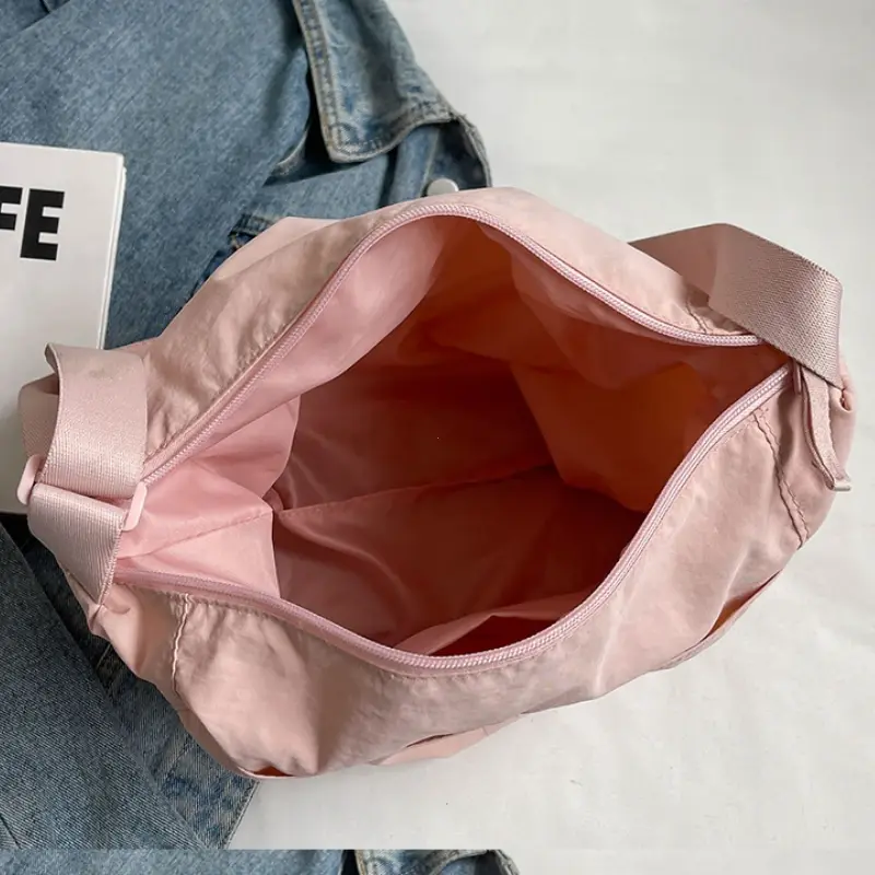 Fashion Versatile Women's Shoulder Bag Casual Soft Nylon Shoulder Hobos Bags for Women Simple Korean Messenger Bag Handbags