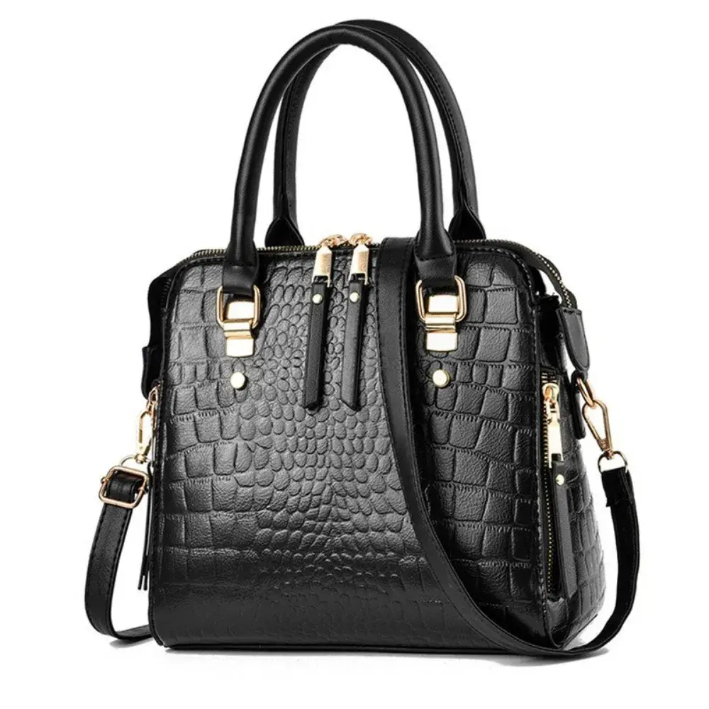 Designer Tote Bags For Women Soft PU Leather Crocodile Pattern Shoulder Crossbody Bag Fashion Women's Messenger Bag Handbags