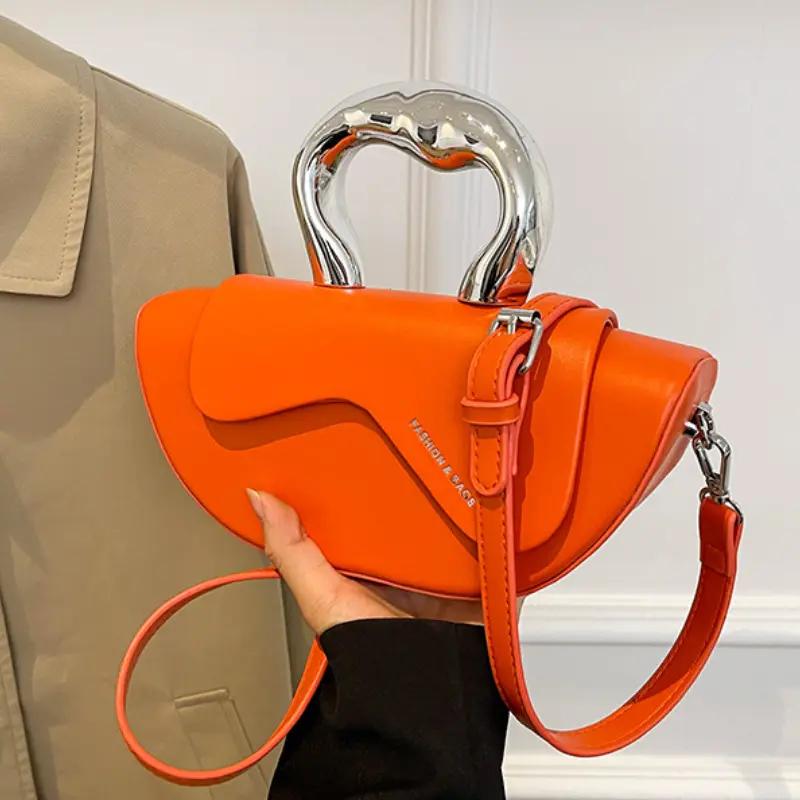 Sewing Thread Solid Soft Shoulder Bags Fashion 2025 High Quality Bags for Women Hasp Interior Compartment Pu Women's Handbag