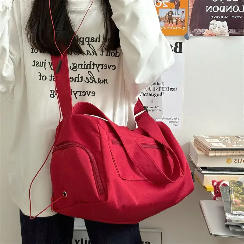 Large Crossbody Travel Tote Bags for Women 2025 Canvas Shoulder Messenger Bag Sports Yoga Satchels Fashion Woman Handbag