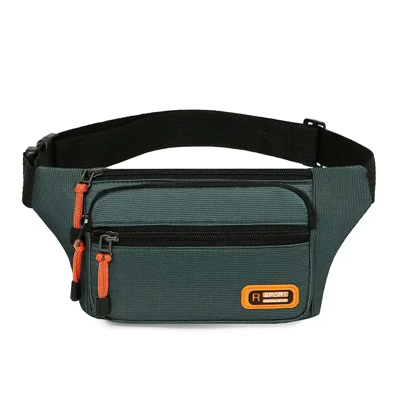 Multifunctional Men's Waist Bag Waterproof Running Chest Bag Phone Pouch Unisex Crossbody Bag Men Waist Packs Hip Belt Bags