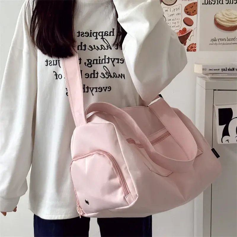 Large Crossbody Travel Tote Bags for Women 2025 Canvas Shoulder Messenger Bag Sports Yoga Satchels Fashion Woman Handbag