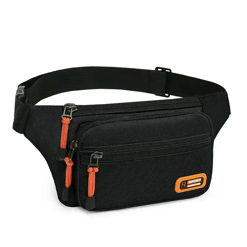 Multifunctional Men's Waist Bag Waterproof Running Chest Bag Phone Pouch Unisex Crossbody Bag Men Waist Packs Hip Belt Bags