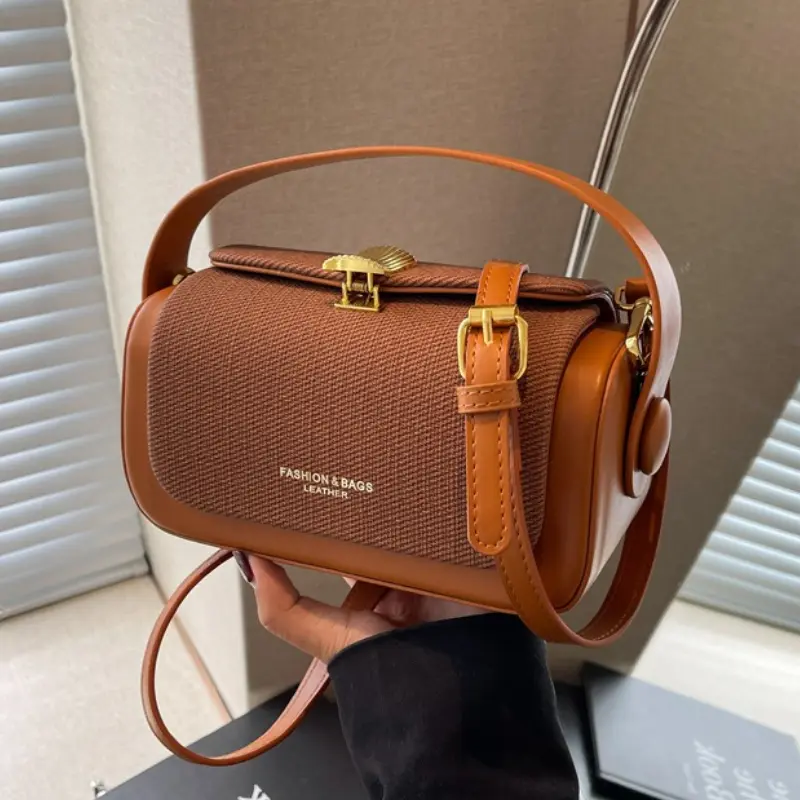Simple Fashion Mini Square Women Crossbody Bags 2025 Luxury Designer Purses And Handbags Box Shape Pure Color Shoulder Satchels