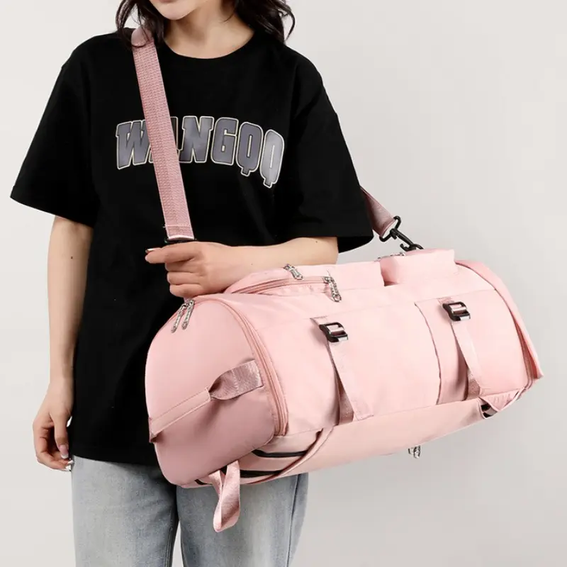 Outdoor Travel Waterproof Backpack Single Shoulder Swiming Pack Big Capacity Travel Bag Casual Fitness Backpacks With Shoe Barn
