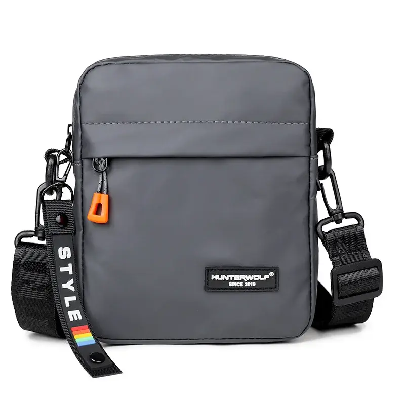 Men's Multifunction Shoulder Sling Pack Fashion Multi-Pockets Business Crossbody Bags Casual Waterproof Male Small Messenger Bag
