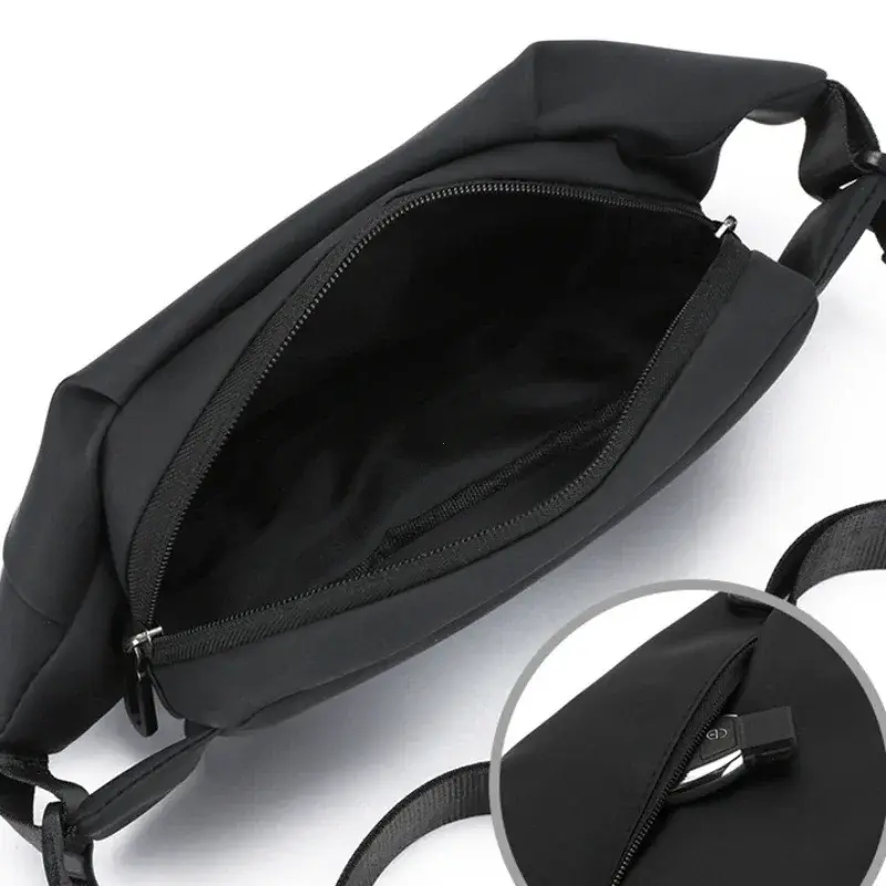 Man Waterproof Fanny Pack Men Minimalist Outdoor Sports Running Jogging Waist Bag Stylish Cross Body Belt Bag Waist Bag for Men