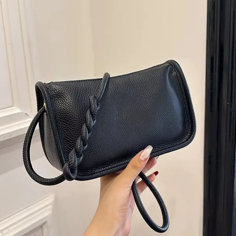 100%Real Cowhide Genuine Leather Fashion Women Crossbody Bags For Ladies New High Capacity Shoulder Bag Handbag Female Purse