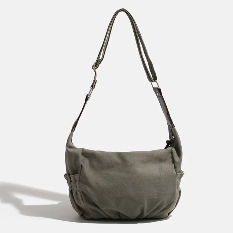 2025 New Designer Women Casual Shoulder Bag Y2K Aesthetic Streetwear Drawstring Handbag Vintage Crossbody Bag Denim Bag