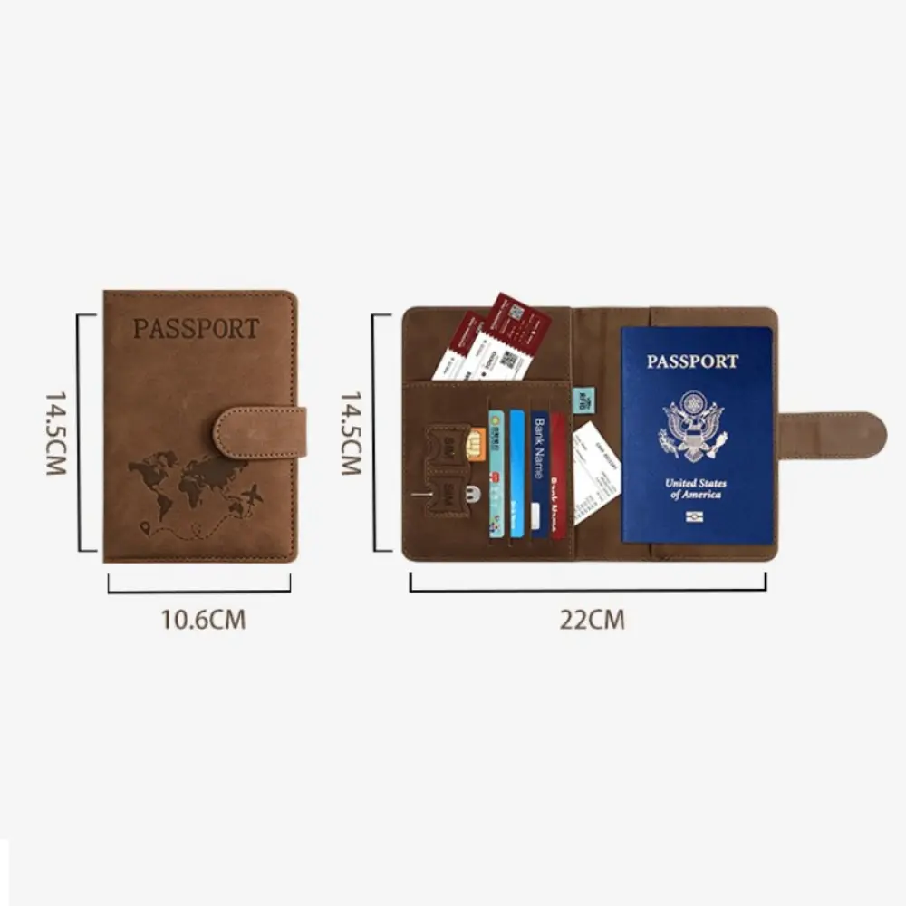 Passport Holder for Travel Essentials  Passport Wallet Cover Case for Travel  Accessories,Passport Book Holders for Women/Men