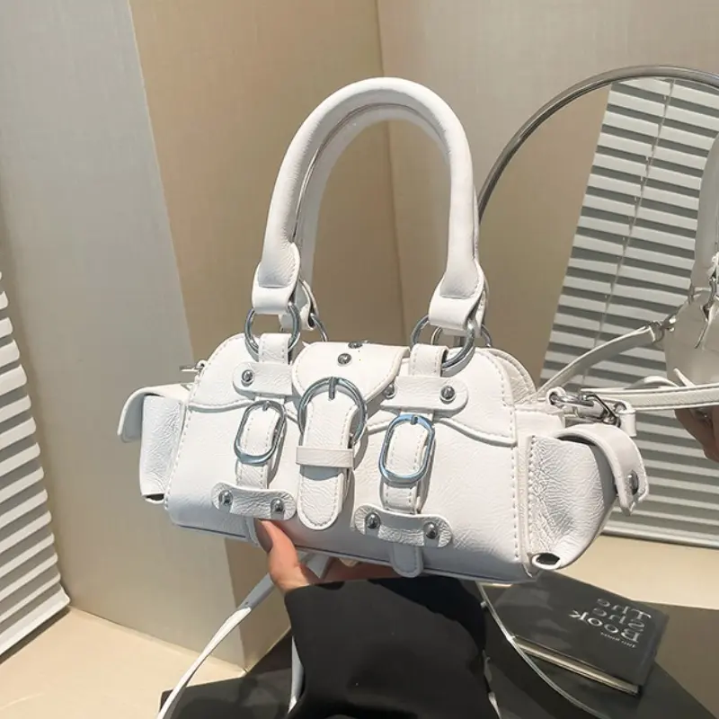 2025 New PU Square Shoulder & Crossbody Bags Solid Popularity Hot Trendy Stylish Design Y2K Style Handbags for Women Fashionable