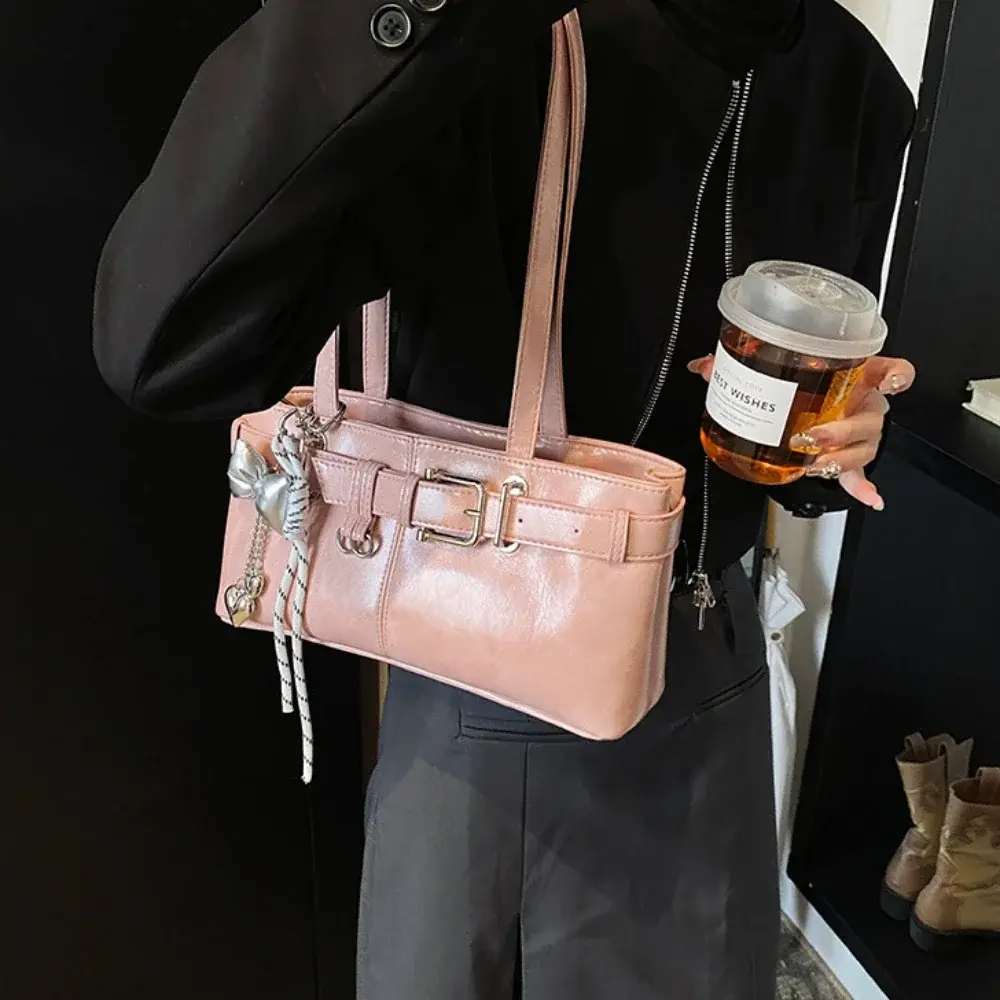 Hight Quality Interior Compartment Shoulder Bags for Women Luxury Designer Belt Buckle Underarm Bag 2025 Hot Sale Bags for Women