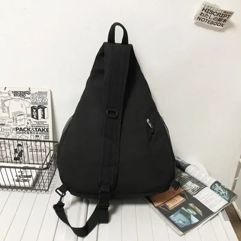 Men's Korean Trend Messenger Shoulder Bag Sports Travel Large Capacity Backpack Female Students Crossbody Chest Casual Bag bolso