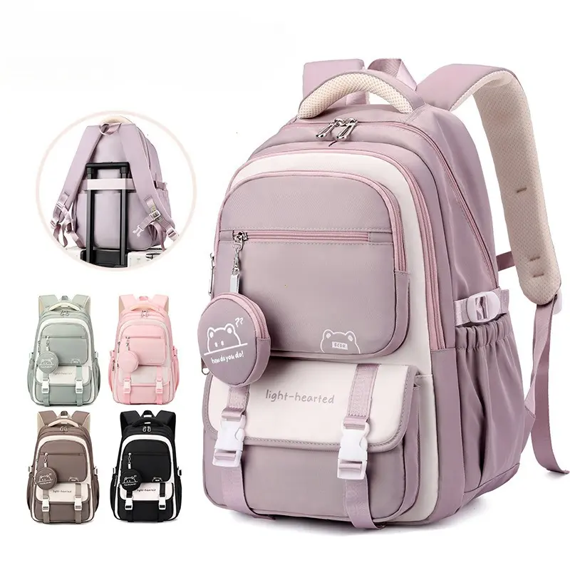 Waterproof Light Weight Girls Backpacks School Bags for Women Fashion Travel Bag Printing Child School Backpack mochila primaria