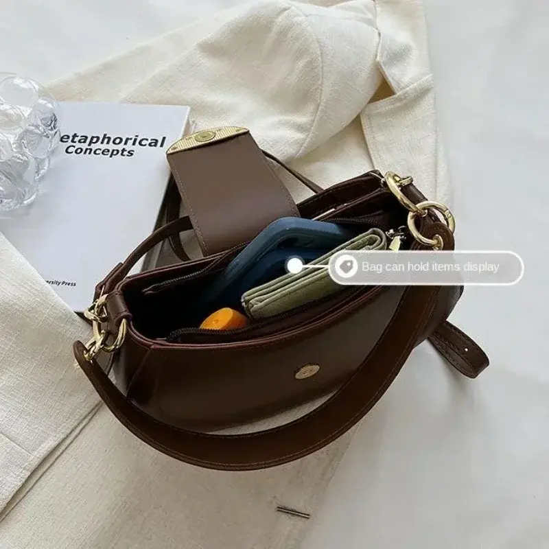 Armpit Shoulder Side Bags for Women 2025 Designer Trend Leather Small Underarm Crossbody Handbags and Purses Bags for Women