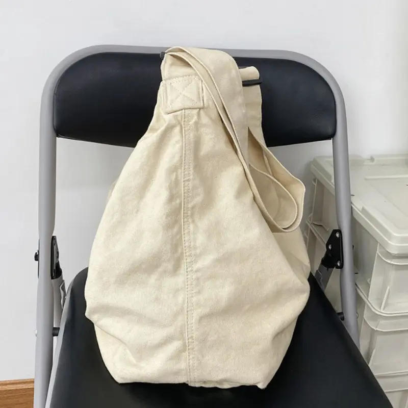 Women's Shoulder Bag Large Canvas Crossbody Bags for Women 2025 Cotton Cloth Fashion Korean Female Students School Bag Handbags