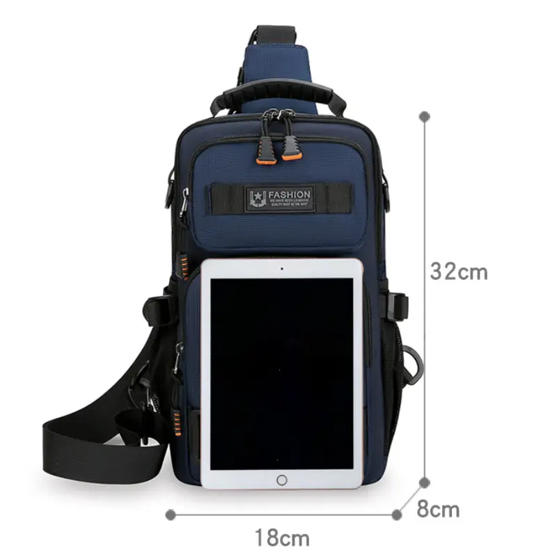 Fashion Men's Waist Packs Chest Bag High Quality Oxford Crossbody Bags For Men Fashion Casual Men Bag Handbag Male Chest Pack