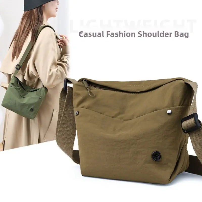 New Fashionable Women's Bag Lightweight Nylon Crossbody Bag for Women Female Shoulder Bags Trend Designer Handbags Tote 2025