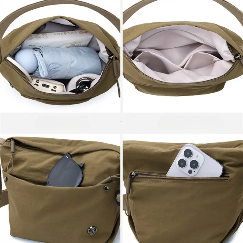 New Fashionable Women's Bag Lightweight Nylon Crossbody Bag for Women Female Shoulder Bags Trend Designer Handbags Tote 2025