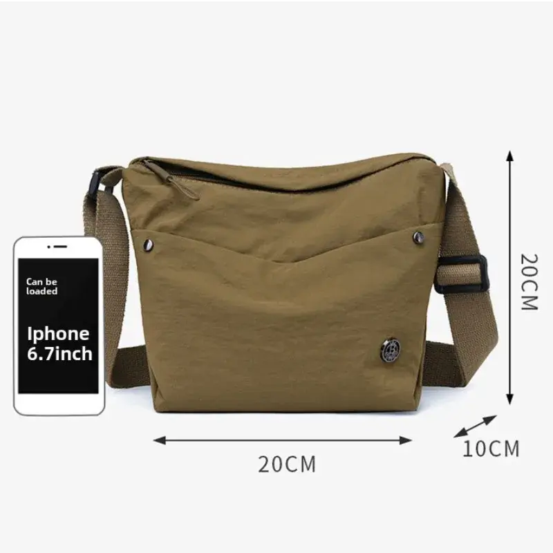 New Fashionable Women's Bag Lightweight Nylon Crossbody Bag for Women Female Shoulder Bags Trend Designer Handbags Tote 2025