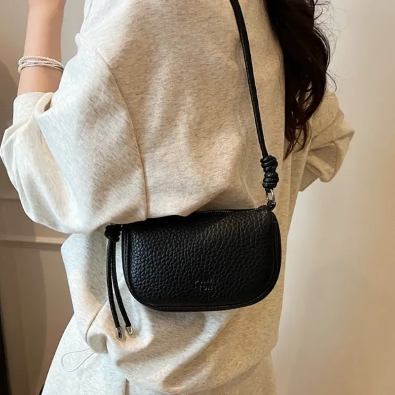 Ladies' Crossbody Bag Is Fashionable, Versatile, Solid Color, Exquisite Design, Daily Commuting, Casual Shoulder Bag Handbag