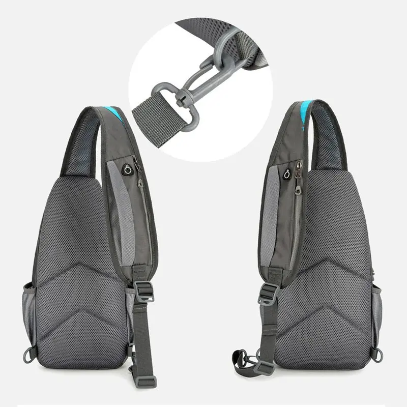 Outdoor Leisure Shoulder Chest Bag, Sports Waterproof Backpack, Suitable for Both Men and Women, Mobile Phone Storage Bag