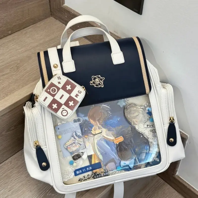 Y2K Japanese Cute Ita Backpacks Women College Style Student Backpack JK Girl Ita Bag Harajuku Transparent School Bag for Women