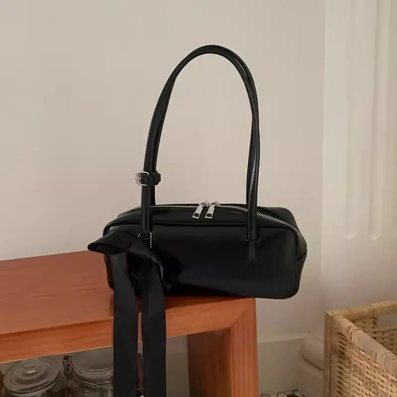 Fashion Solid Large Capacity Shoulder Bags Interior Compartment Soft 2025 High Quality Bags for Women Zipper Pu Women's Handbags