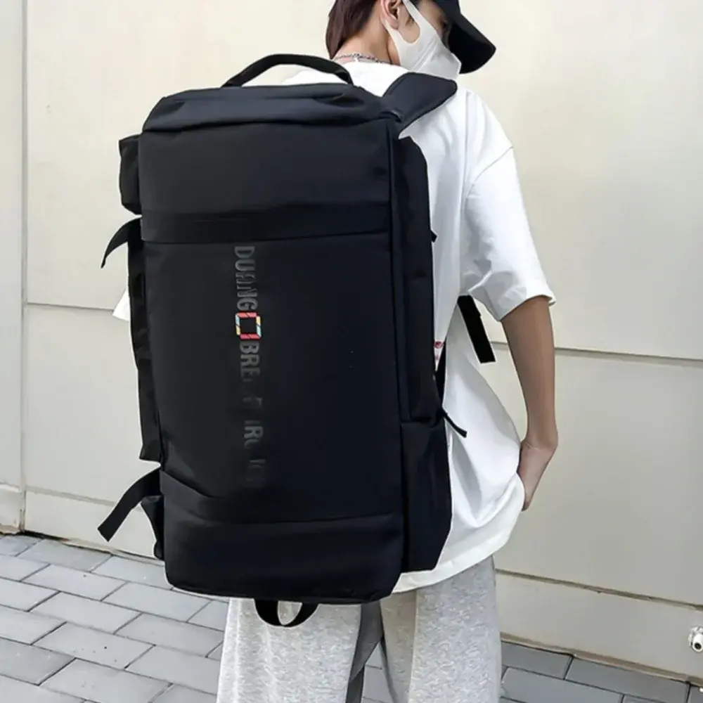 Fashion Brand Travel Bag Ins New Large Capaci Casual Fitness Backpack Versatile Backpack Neutral Shoulder Messenger Bag Сумка