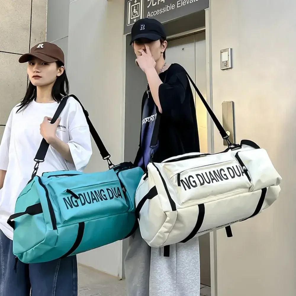 Fashion Brand Travel Bag Ins New Large Capaci Casual Fitness Backpack Versatile Backpack Neutral Shoulder Messenger Bag Сумка