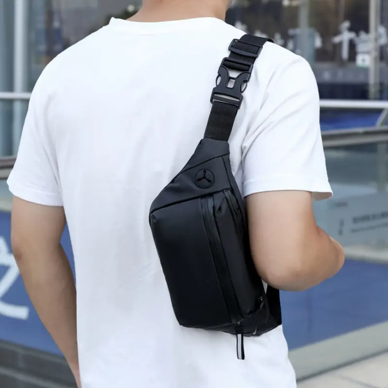 Men Waterproof Belt Bag Fashion Chest Pack Male Waterproof Waist Bag Outdoor Sports Fanny Pack Men's Travel Shoulder Bags
