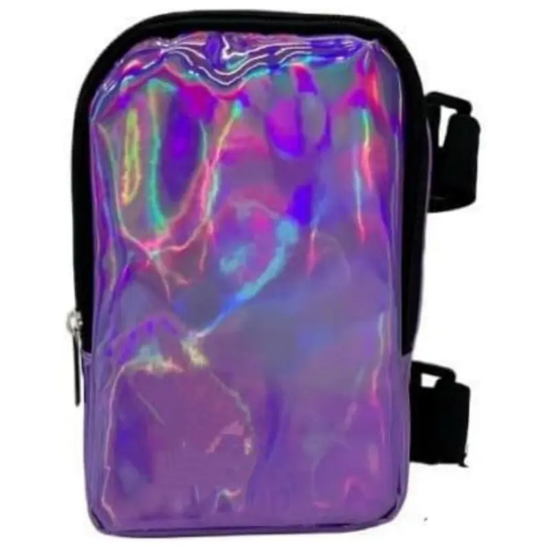 Women's Holographic Thigh Bag Adjustables Straps Waist Pouch For Outdoor Waterproof Running Waist Bag Sports Mobile Phone Holder