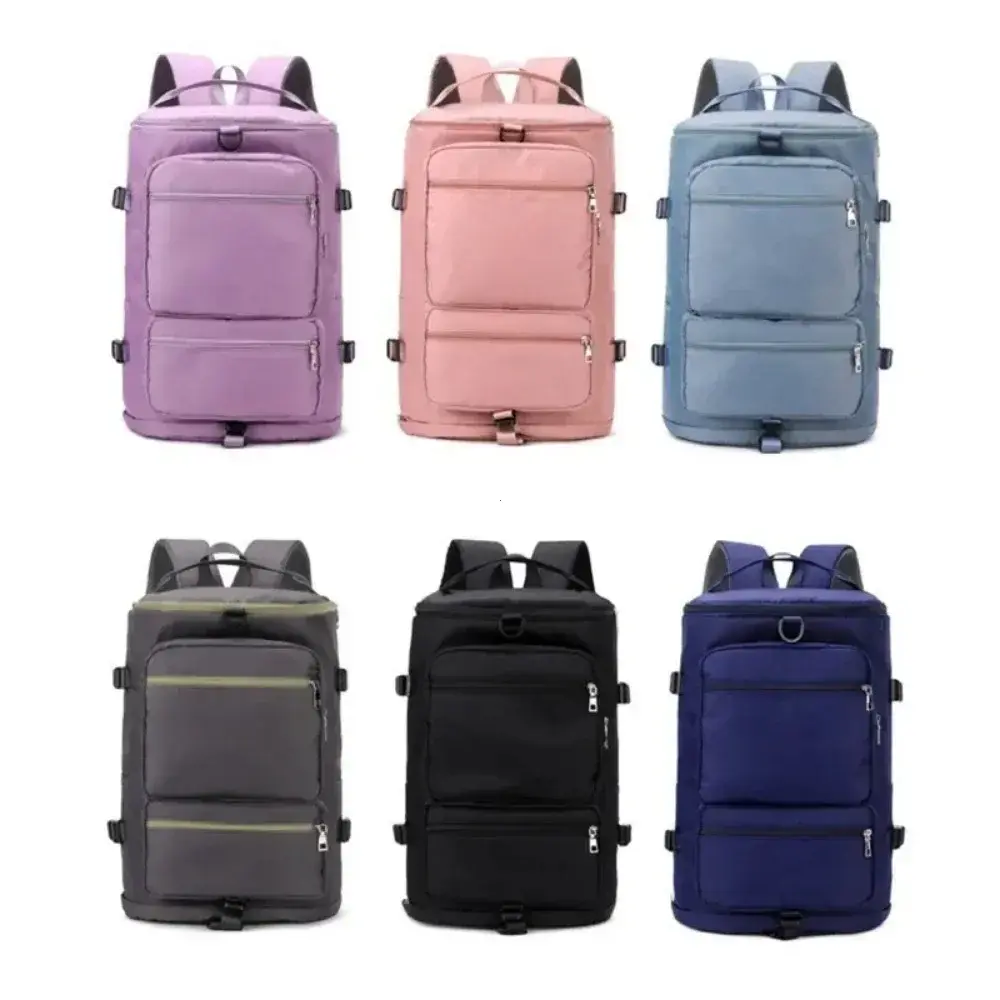 Women Large Travel Backpacks Waterproof Stylish Casual Daypack Bags with Luggage Strap Backpack Ladies Sports Yoga Luggage Bags