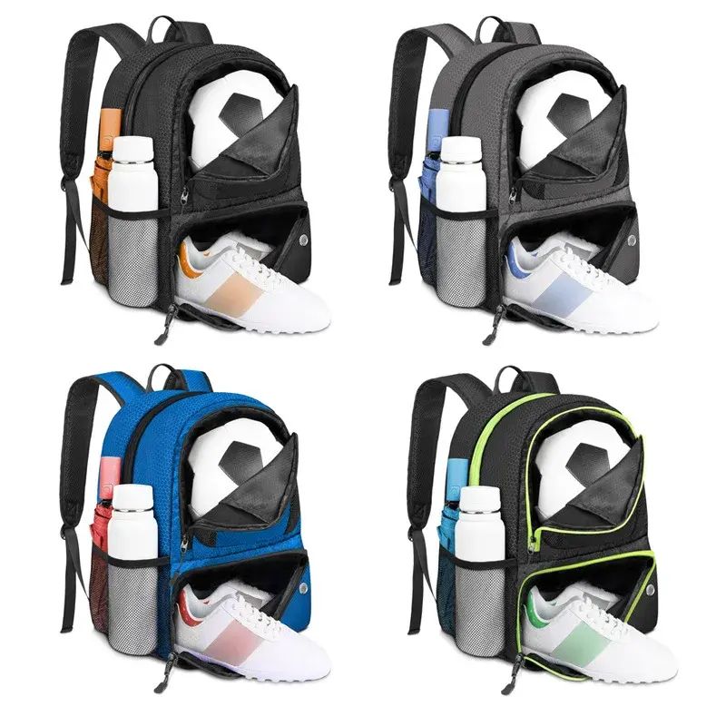 New Soccer Basketball Backpack with Shoes Pack Football Volleyball Bag for Teenagers Large Capacity Outdoor Travel Schoolbag