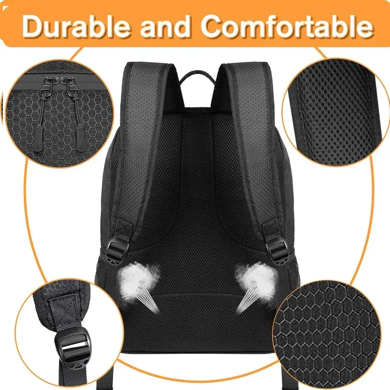 New Soccer Basketball Backpack with Shoes Pack Football Volleyball Bag for Teenagers Large Capacity Outdoor Travel Schoolbag