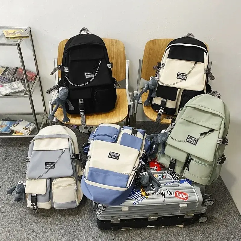 2025 Fashion Schoolbag Female Student Backpack Large Capacity Fashion Boy Backpack Computer Bag Femal School Backpack Travel Bag