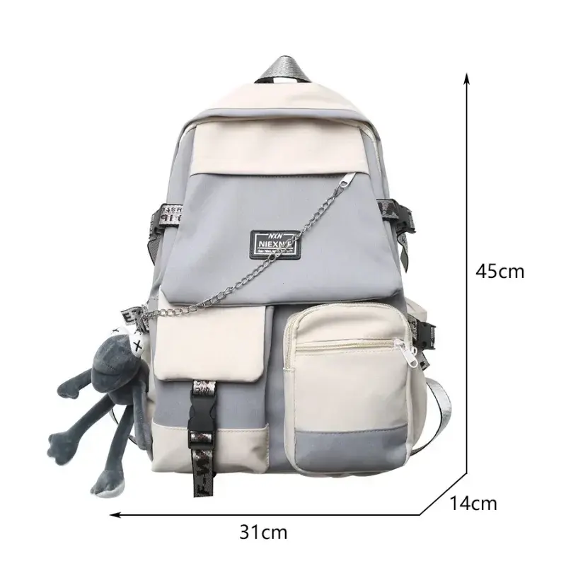 2025 Fashion Schoolbag Female Student Backpack Large Capacity Fashion Boy Backpack Computer Bag Femal School Backpack Travel Bag