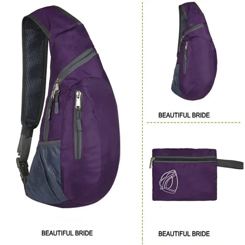 2025 Fashion Male Female Sport Messenger Single Shoulder Crossbody Bag Outdoor Hiking High Quality Waterproof Chest Pack Men Bag