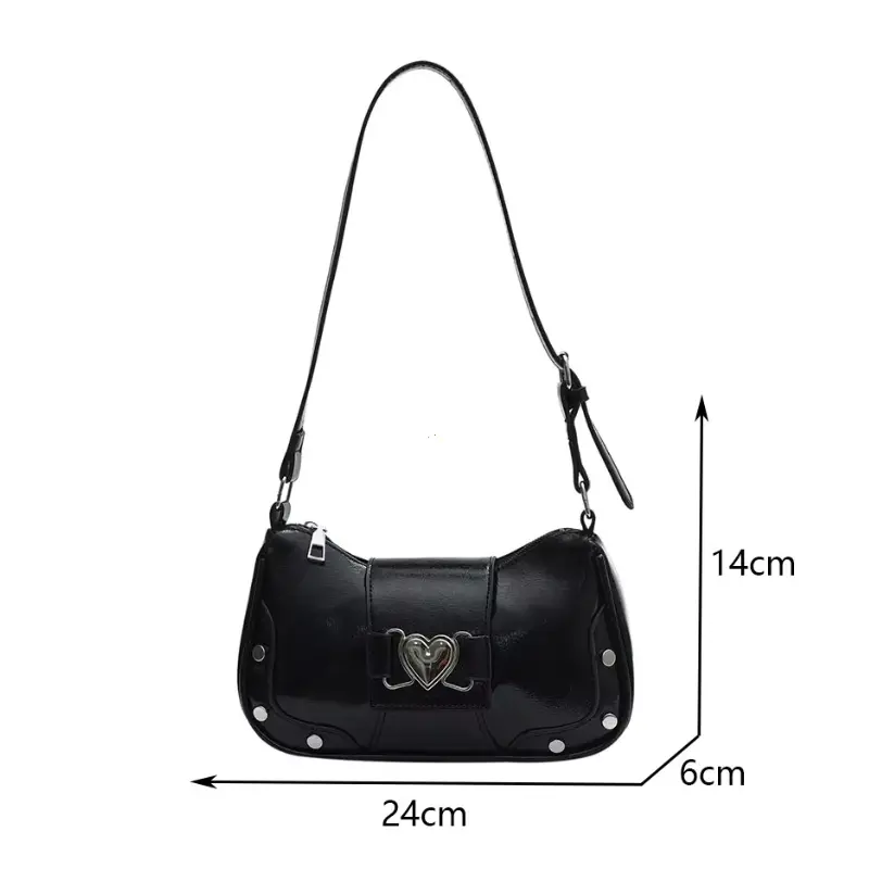 Fashion Women Shoulder Bag Y2K Armpit Bag Luxury Design Bolsos Pleated Underarm Bag Solid Color Messenger Bags Hobos Handbags