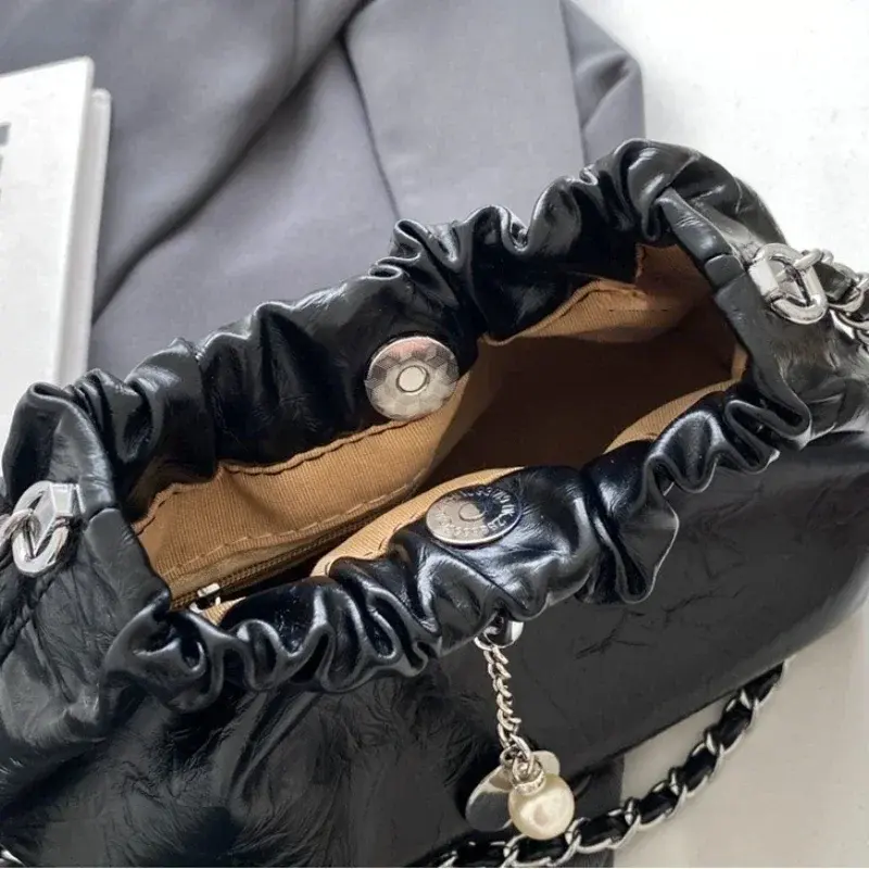 Y2K Millennium Bag Women 2025 New High Sense Shoulder Bags Summer Chain Bag Fashion Bucket Bag Messenger Bags Purses Handbags