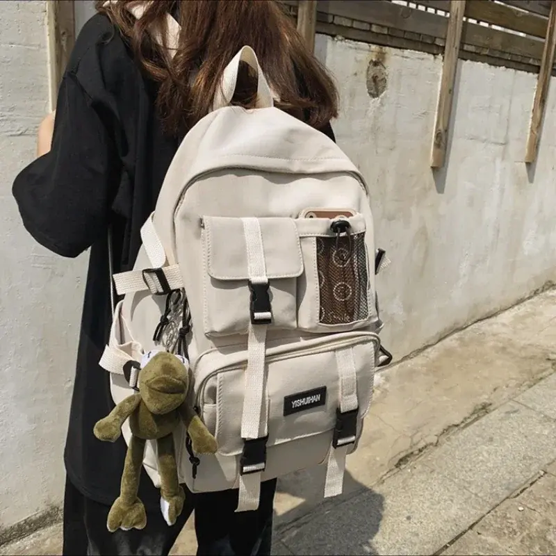 Multifunctional Teenager Laptop Backpack Women Cool Canvas School Bag High Quality Student Backpacks Boy Girl Fashion Schoolbag