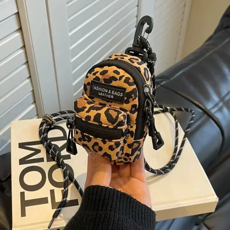 Mini Pendant Bag Key Headset Card Storage Bag Men Travel Backpack Small Chest Bags Purse Shoulder Bag Crossbody Bags for Women