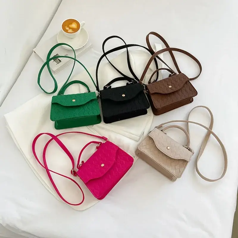 Blue Subaxillary Bag for Womens New Korean Fashion Ladies Shoulder Bag Trend Handbags Retro Designer Luxury Female Totes 2025